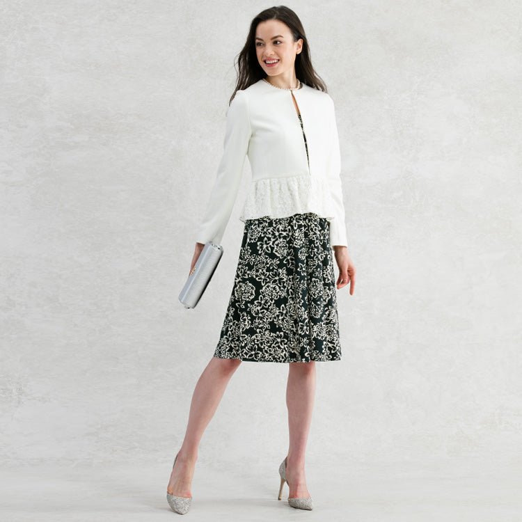 Add some glamour with a ruffled jacket