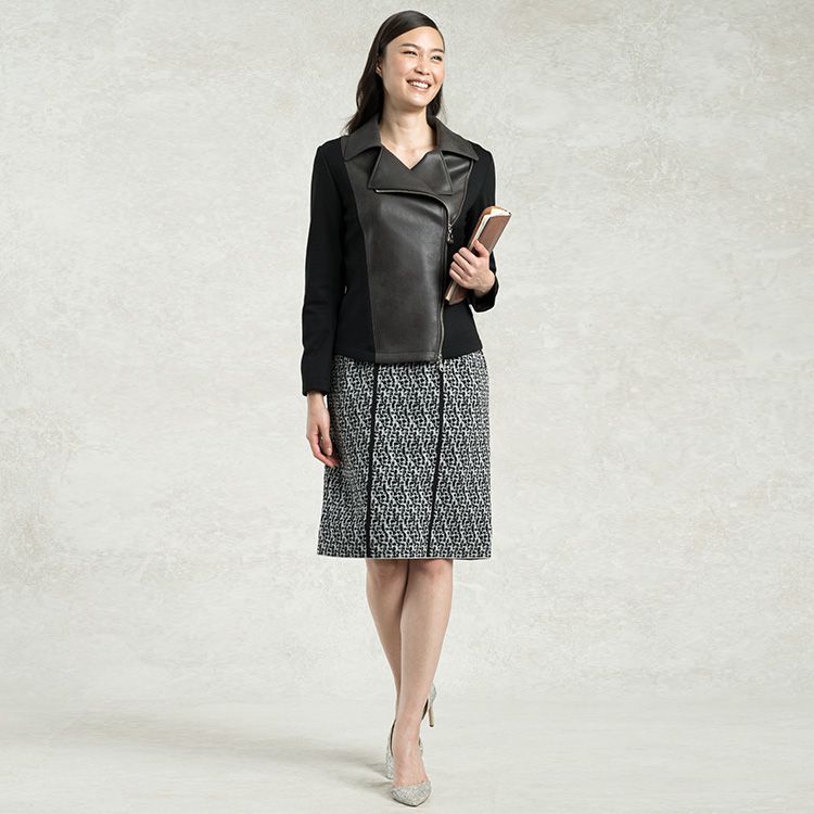Smooth inner lining pairs comfortably with knit dresses