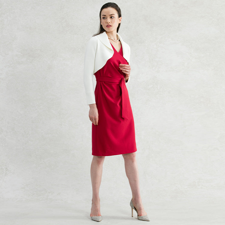 Wear a white bolero to an event