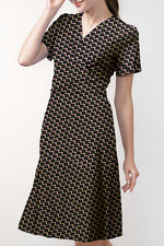 Reproduction / Long Length: Purple Yacht Marilyn Dress