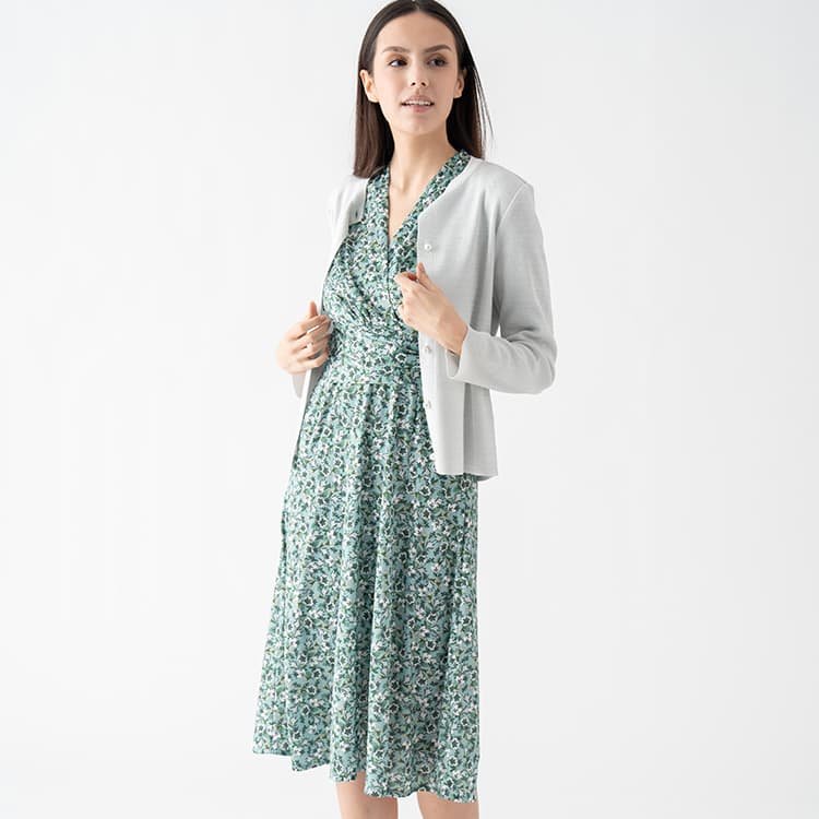 Add a cardigan for a more casual look