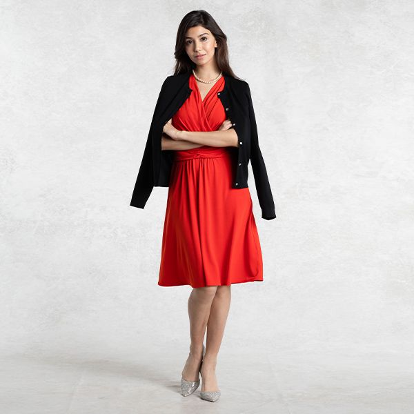 Wear with our Black Cardigan for a smart look