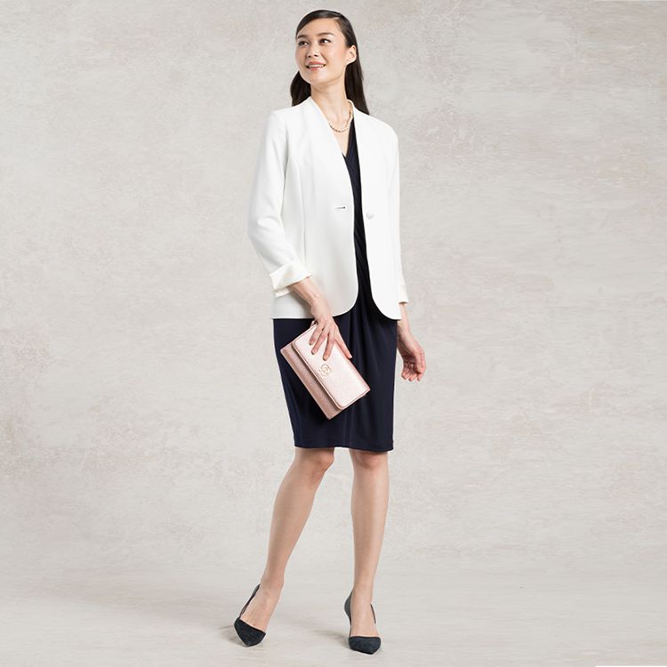 A chic contrast with white