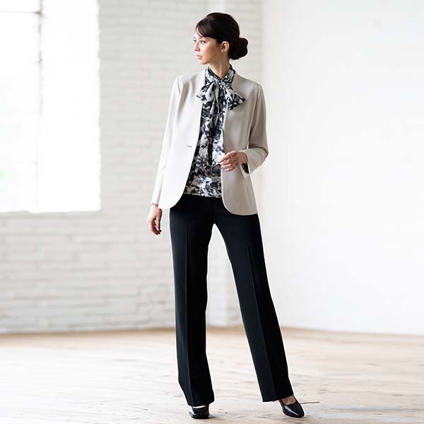 Pair it with a pantsuit for a stylish look