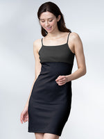 Shimmering Black Shape-Supporting Camisole Underdress