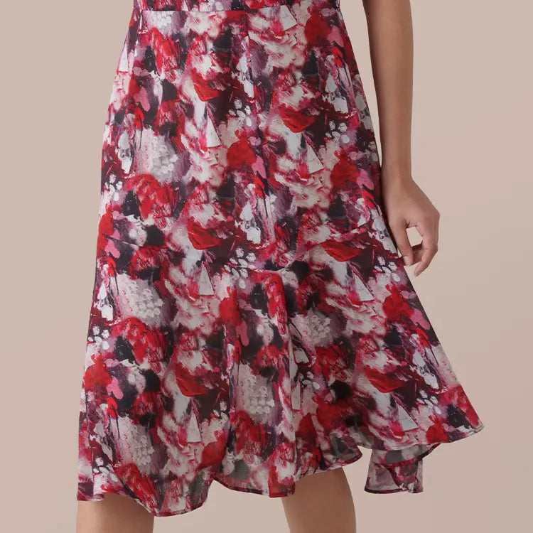 A striking mermaid A-line skirt that sways with every step