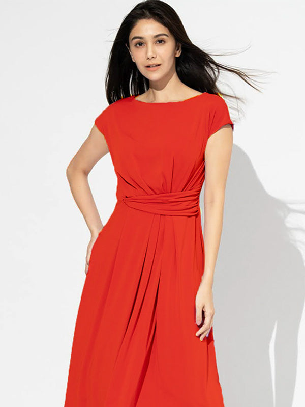 Orange Actress Dress