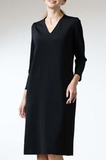 [Space Material] Black Sack Dress