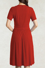 Body Shape Correction: Tomato Red Marilyn Dress