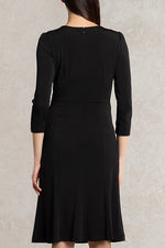 Black Gather Dress