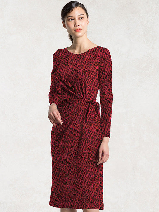 Red Check Daily Dress