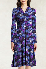 Silk-Like Night Margaret Cache-Coeur Dress