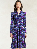 Silk-Like Night Margaret Cache-Coeur Dress