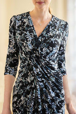 Navy Lavender Venus Dress