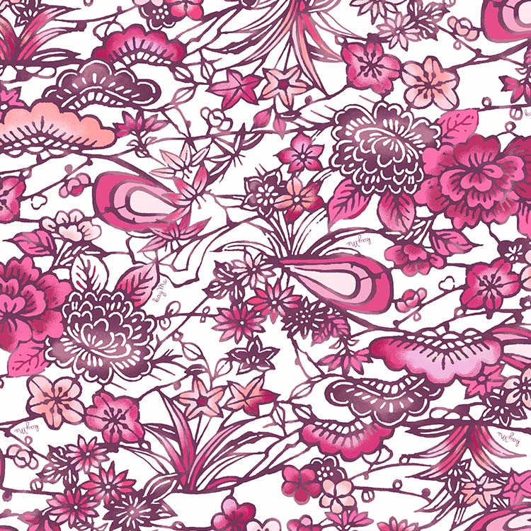 Wearing the traditional beauty of Ryukyu