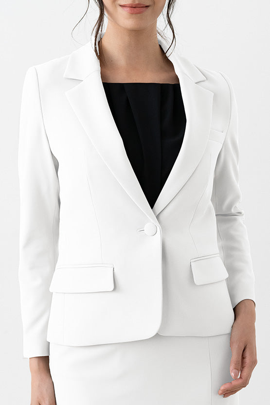 All-Season Material: Smart Stretch Tailored Jacket