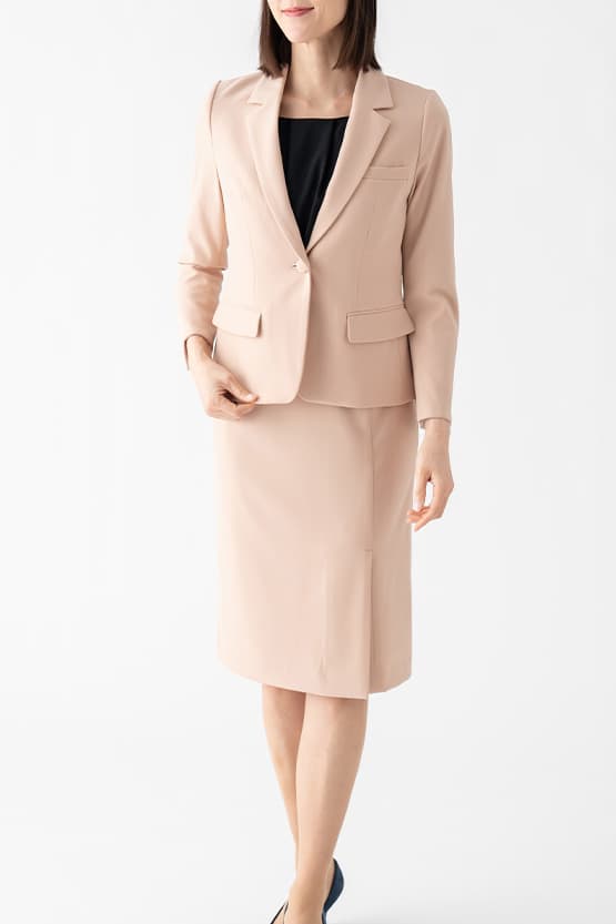 All-Season Material: Smart Stretch Tailored Jacket