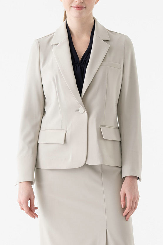 All-Season Material: Smart Stretch Tailored Jacket