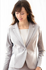 Stretch Jacquard: Geo Jacquard Tailored Jacket