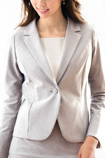 Stretch Jacquard: Geo Jacquard Tailored Jacket
