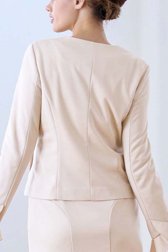 Ruffle Cuff Jacket