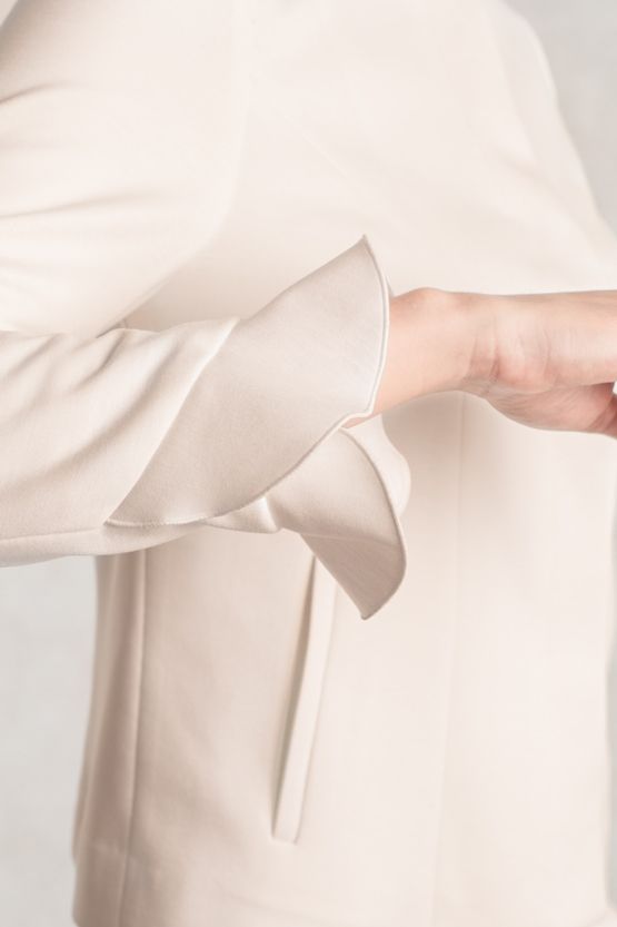 Ruffle Cuff Jacket