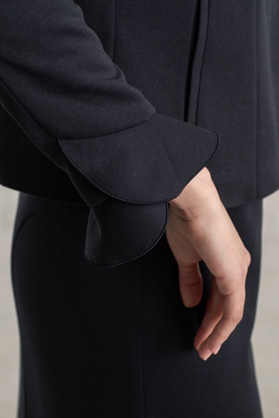 Ruffle Cuff Jacket