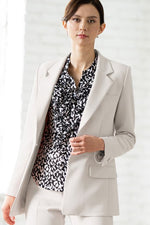 All-Season Material: Smart Stretch Long Sculpted Jacket