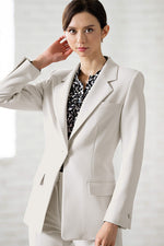 All-Season Material: Smart Stretch Long Sculpted Jacket