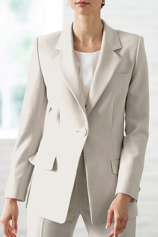 All-Season Material: Smart Stretch Long Sculpted Jacket
