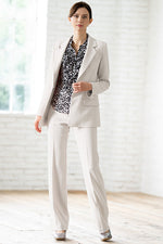 All-Season Material: Smart Stretch Long Sculpted Jacket
