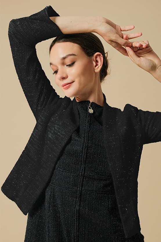 [Tweed] Bolero Jacket