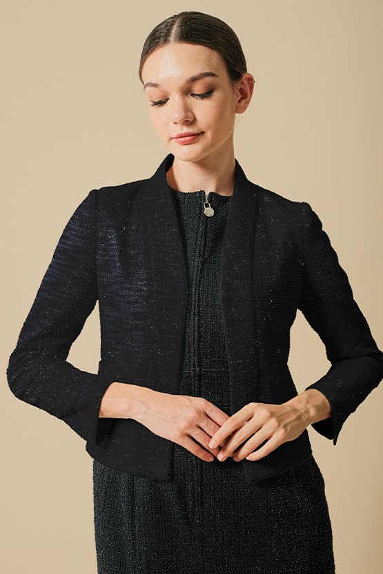 [Tweed] Bolero Jacket