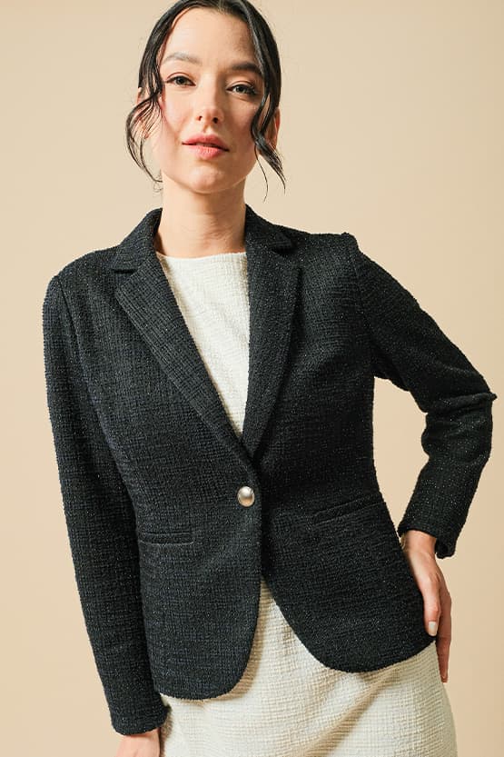 [Tweed] Tailored Jacket