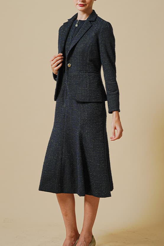 [Tweed] Tailored Jacket