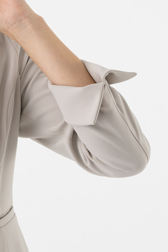 Smart Stretch Front Hook Collarless Jacket