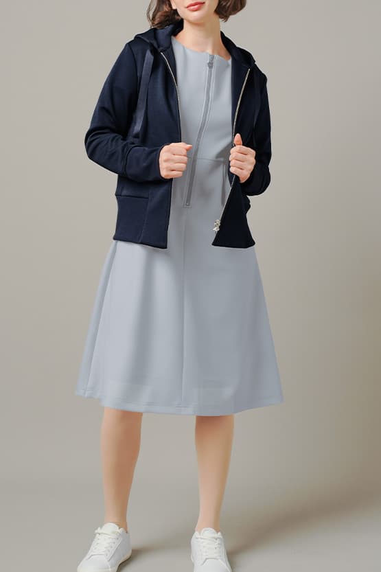 Space Material: A-Line Dress