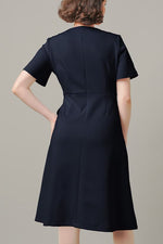 Space Material: A-Line Dress
