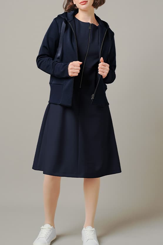 Space Material: A-Line Dress