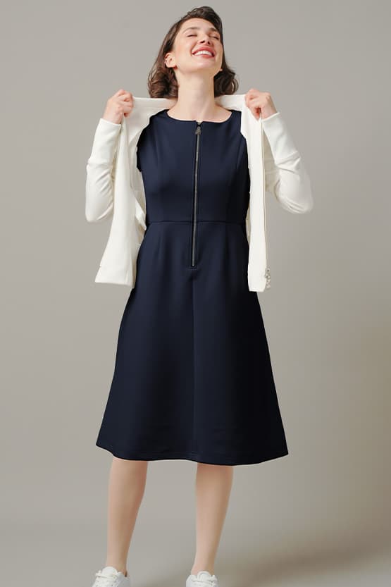 Space Material: A-Line Dress