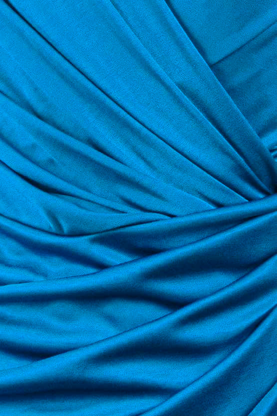 Silk-Like Wrap Dress