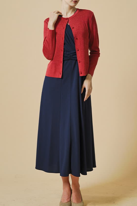 Hard-Twist Stretch / Cool Touch: Cool Twist Long Marilyn Dress