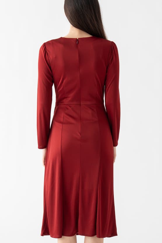 Silky Gather Dress