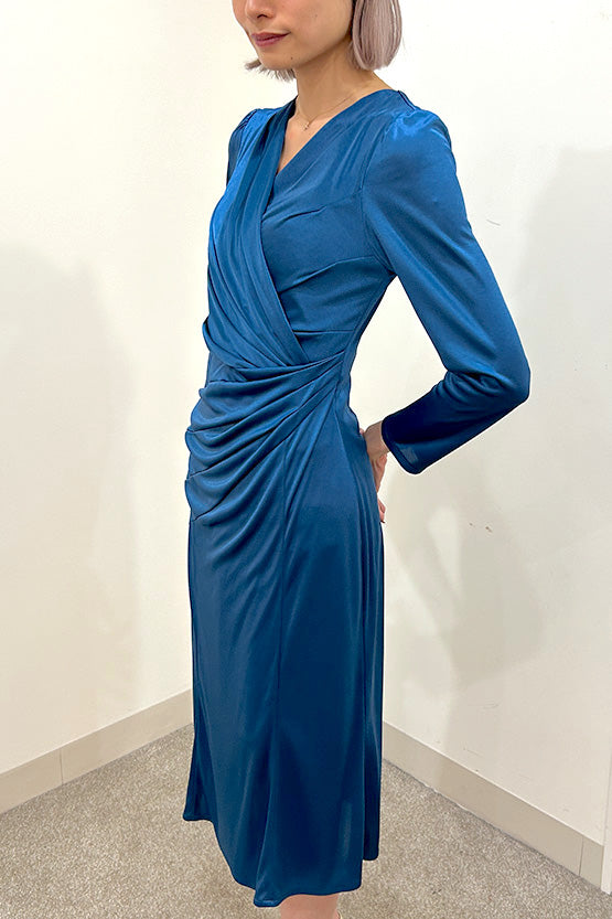 Silky Gather Dress
