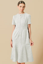 [Tweed] Zip-Up Dress