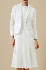 [Tweed] Zip-Up Dress