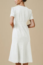 [Tweed] Zip-Up Dress
