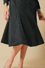 [Tweed] Zip-Up Dress