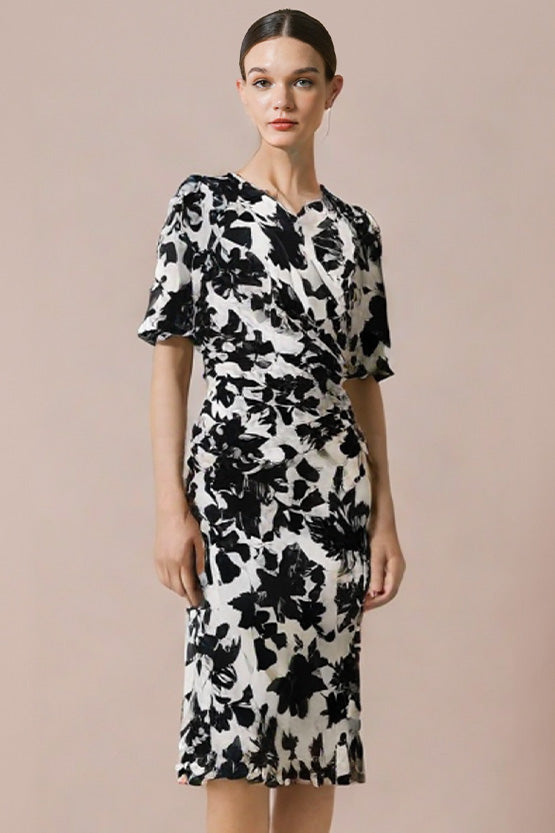 Stretch Jersey - Gathered Dress