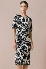 Stretch Jersey - Gathered Dress